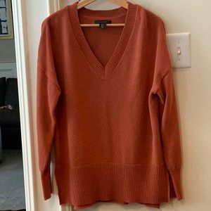Orange Tahari Knit Sweater (M)